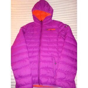 Killtec Women's Coat Size 10 Purple Orange Fall Winter Lightweight Jacket